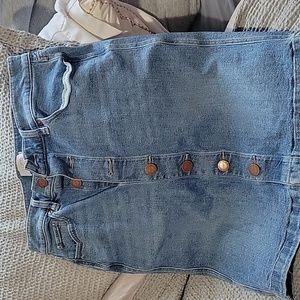 Loft denim skirt